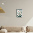 thumbnail image 3 of Hope Florals Beach Life Inspired Pastel Color Canvas Wall Art by Art Remedy, Black Floater Frame, 10"x15", 3 of 7