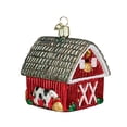 thumbnail image 2 of Adornos navideños del Viejo Mundo: animales de granja adornos soplados para árbol de Navidad, granero Old World Christmas Ver descripción, 2 of 2