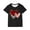 Black, variant on JoyHoop Heart Love Print Summer T-Shirt Short Sleeve Crew Neck Top Girls Clothing Summer Comfortabletee Shirt Softtee Tops