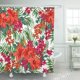 thumbnail image 1 of Cortina de Ducha ABPHQTO con estampado exótico de Hojas y Flores Tropicales 150x180 cm, 1 of 1