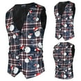 thumbnail image 2 of Homme Automne et Hiver Décontracté de Noël Imprimé - Gilet de Complet Col Roulé Homme Manches Longues 1982 T-Shirts pour Hommes Chandail de Compression à Manches Longues pour Hommes Haut de Maternité Chemise pour Hommes T-Shirt pour Grande Taille T-Shirts TG Noir, 2 of 7