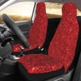 thumbnail image 5 of Sigee Red Glitter for Universal Car Seat Covers, Premium Car Seat Protector Set for Cars, SUVs, Trucks, 5 of 5