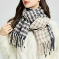 thumbnail image 2 of Neck Scarf Plaid Winter Scarf Classic Warm, 2 of 5