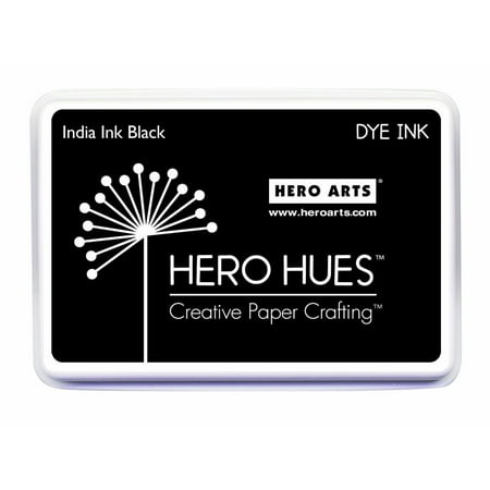 India Ink Pad, Black, Best quick-drying choice for any stamping project By Hero (Best Paper For India Ink)