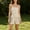 Khaki, variant on Morttic Women's Mushroom Embroidered Corduroy Short Pants with Pockets – Elastic Waist Cute Bohemian Casual Shorts Black，XL
