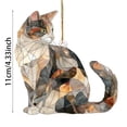 thumbnail image 3 of Acrylic Animal Ornament Clear Hanging For Home Wall Window Holiday Party Celebration, 3 of 6