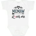 thumbnail image 3 of Inktastic Memaw Grandma Loves Me Girls Baby Bodysuit, 3 of 5