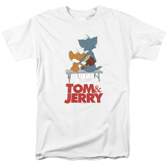 Tom and Jerry Movie Park Bench Unisex Adult T-Shirt