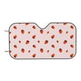 thumbnail image 6 of Lsque Strawberry Car Windshield Sun Shade | Accordion Folding Style Auto Shade for Car Truck SUV Van | Blocks UV Rays Sun Visor Protector | Medium, 6 of 7