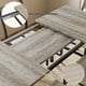 thumbnail image 5 of Comedor Extendible 6 Personas Mesa Expandible de 1.2 a 1.6 m con 6 Sillas Moderno Color Café, 5 of 6