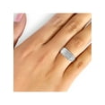 thumbnail image 3 of Sterling Silver Sophia Textured Statement Wide Band Ring, 3 of 4