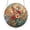 K, variant on Sunlit Mosaic Stained Glass Suncatcher, 8-Inch Round Acrylic Window Hanging Decor for Home Garden, Colorful Floral and Bird Wall Art Ornament with Hanging Chain