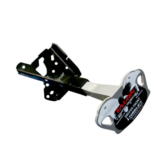 Torklift Camper Tie Down R3509A Talon; Frame Mount; No Drilling Required; Powder Coated; Black; Aluminum; Set Of 2