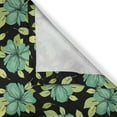 thumbnail image 4 of Ambesonne Floral Valance Pack of 2, Meadow Leaves Nature Tomes, 54"X18", Charcoal Grey and Green, 4 of 5