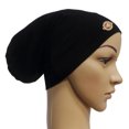 thumbnail image 2 of Gorra Hijab musulmán para mujer Sunnimix Estiramiento Sombrero de Quimioterapia negro, 2 of 5