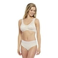 thumbnail image 4 of Carole Martin Full-Freedom Comfort Bra Wireless Front Closure Style 7218 Set of 3-Beige 48, 4 of 4