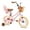 Pink, variant on RULLY Kids Bike for Girls, 16 Inch Princess Girls Bicycle with Doll Bike Seat, Purple