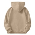 thumbnail image 6 of SUXIAN Girls Hoodie Half Zip Long Sleeve Pullover Casual Loose Pocket Design Soft Cozy Kids Girls Hoodies 7-8 Years, 6 of 6