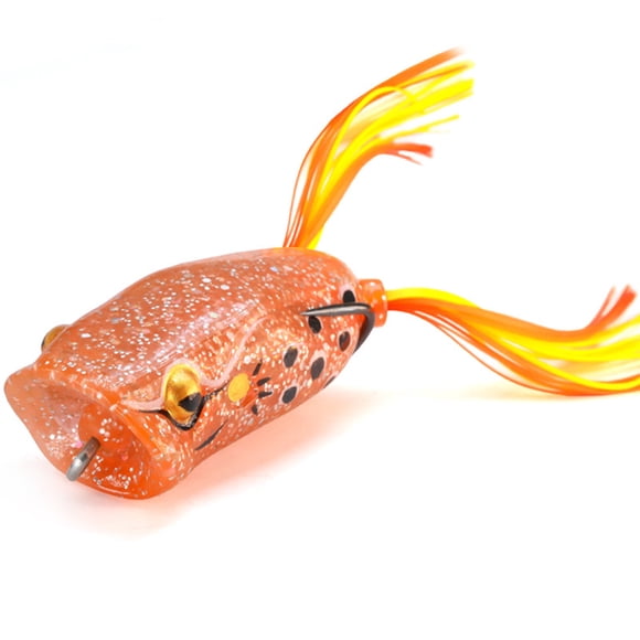 Yuarrent Cebo en forma de rana, atractivo, reutilizable, aparejos, cebos, biónico, vívido, práctico, señuelo de pesca, agua salada, lago de Pescar Tipo-02