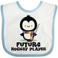 thumbnail image 3 of Inktastic Future Hockey Player Penguin Boys or Girls Baby Bib, 3 of 4