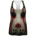 thumbnail image 1 of Halloween Horror Movie Hockey Mask Costume All Over Womens Work Out Tank Top Multi X-LG, 1 of 2