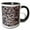 Black/White, variant on 3drose, Rajasthan, Jodhpur, Honeybee Hive-as10 Rer0296 - Ric Ergenbright, 15oz Mug