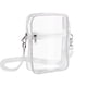 thumbnail image 1 of Bolso transparente para estadio | Bolso bandolera de PVC para el trabajo, viajes y controles de seguridad | Bolsillo frontal para llaves y tarjetas, 1 of 2