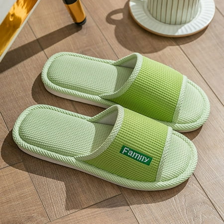 

Cathalem Slippers Arch Support Women Women Ladies Indoor Non Slip Home Slippers Four Seasons Earth Spirit Slippers for Women Green 8