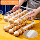 thumbnail image 5 of GPED Soporte para Huevos de Refrigerador, Cajas de Huevos Rodantes de 2 Capas para Refrigerador, Organizador de Huevos de Refrigerador con Tapa, Dispensador de Huevos Transparente, Bandeja para Huevo, 5 of 8