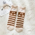 thumbnail image 4 of Dyfzdhu Women Coral Socks Winter Cute Thick Floor Socks Adult Home Socks, 4 of 4