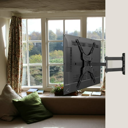 EXHUMKY Television Stands Black 1Pcs 14.8x8.8in