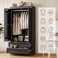 thumbnail image 5 of Asofer Bedroom Furniture Sets, Include Queen Size Bed Frame, Wardrobe & 6-Drawer Dresser and 2 Nightstands, 5 of 23