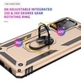 thumbnail image 4 of TechCircle Samsung A52 5G Case, Ring Holder Kickstand Magnetic Hybrid Rugged Shockproof Cover, Gold, 4 of 7