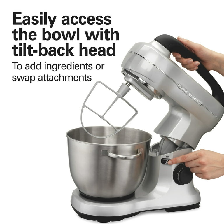 Hamilton Beach Easy Clean Stand Mixer, 300 Watts, 7 Speeds