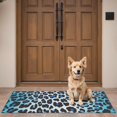 thumbnail image 4 of Blue Leopard Print Door Rugs,Washable Non Slip Door Mats Indoor,Decorative Door Mats,Entry Mat Indoor for Entrance,Bedroom,Kitchen,Bathroom,16"x47", 4 of 6