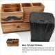 thumbnail image 3 of 4X Caja de Herramientas de Peluquería Madera del Salón de Pelo Shear Titular de Tijera de Corte Rack de Almacenamiento de Contenedores Barber Herramientas Holder, 3 of 5