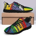 thumbnail image 4 of Hate Has No Home Here Lgbt Pride Running Shoes Sneakers Mesh Black Size 4, 4 of 5