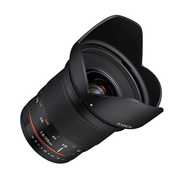 Openbaren hoofdstad taal Rokinon 20mm f/1.8 AS ED UMC Wide Angle Lens for Sony E-Mount - Walmart.com