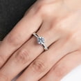 thumbnail image 6 of Silvago Jewel 14k Silver Women's Diamond Wedding Women's Ring - 2.2 Ct Round Cut Lab Created Diamond Wedding Women's Ring - Diamond Anniversary Gift for Wife - Promise Diamond Engagement Ring, 6 of 9