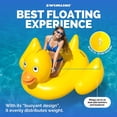 thumbnail image 3 of Swimline Inflatable Giant Lucky Rubber Ducky Ride On Swimming Pool or Lake Float, 3 of 7