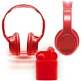thumbnail image 2 of Zummy Wireless Over-Ear Bluetooth Headphones and True Wireless Earbud Set - Red, 2 of 3