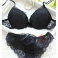 thumbnail image 4 of Promotion Big Clear! 2pcs Romantic Charming Lace Bra Panty Set French Famous Brand Transparent Bra Young Women Underwear Set Push Up Bra And Panty Set, 4 of 6