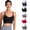 Black, variant on Woman Bras With String Quick Dry Shockproof Running Fitness Large Size Underwear