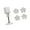 D, variant on 4Pcs Cherries Flower Shape Baking Molds ABS Plastic Hand Press Cake Cookie Chocolate Decorating Tool For Home Bakery Commercial Use