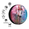 thumbnail image 4 of Suicide Squad Harley Quinn Spare Tire Cover Waterproof Dust-Proof Universal Wheel Tire Cover Protector Accessories 14" 15" 16" 17", 4 of 7