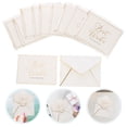 thumbnail image 3 of Shisuyan 10pcs THE BEST WISHES TO YOU Greeting Cards with Envelopes Blessing Cards Blank Note Cards, 3 of 8