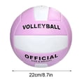thumbnail image 3 of Volleyball Taille 5 PVC Souple Volleyball de Plage pour Entraînement Intérieur Extérieur, Résistant à l'Eau, Comprend 1 Balle Déployable Expédiée, 3 of 5
