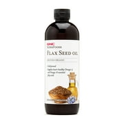 GNC SuperFoods Flax Seed Oil 24oz, Supplies Omega-3 and -6 Fatty Acids