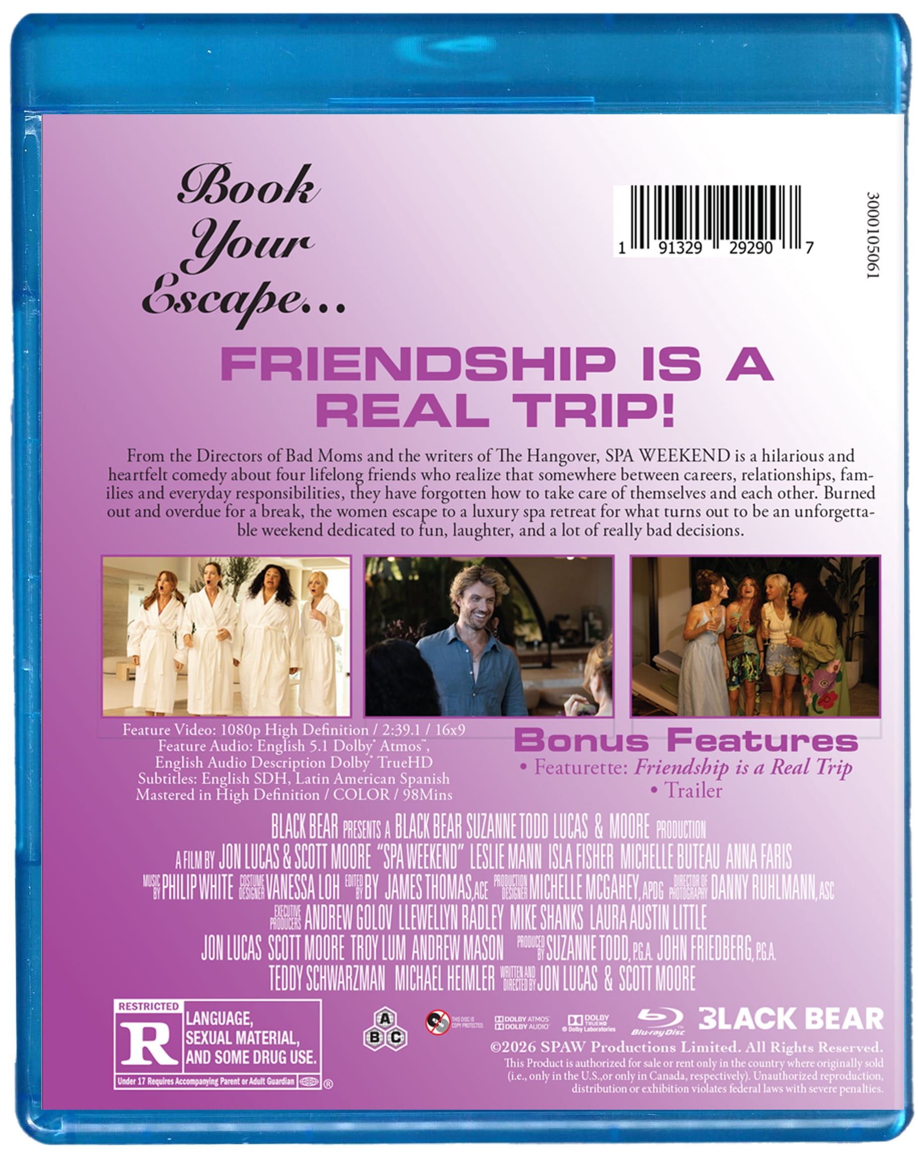 Spa Weekend (Blu-ray), Comedy, Black Bear Pictures