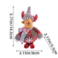 thumbnail image 3 of FEOLGEHLY Christmas Gnomes Plush Doll, Handmade Knitted Xmas Scandinavian Tomte Elf Dwarf for Home Desk Shelf Fireplace Tiered Tray Table Centerpieces Winter Holiday Christmas Decorations Indoor, 3 of 7
